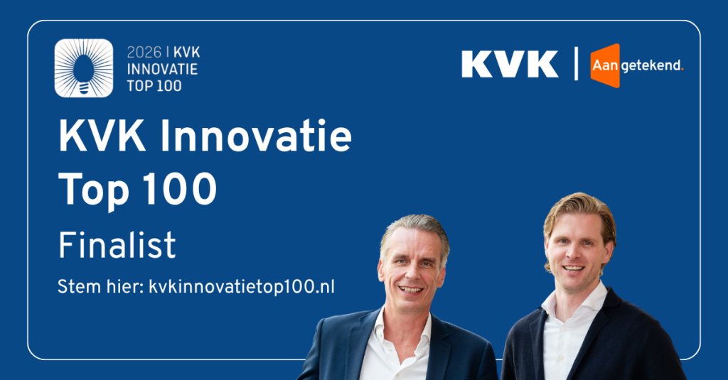 Aangetekend is genomineerd voor de KVK Innovatie Top 100!